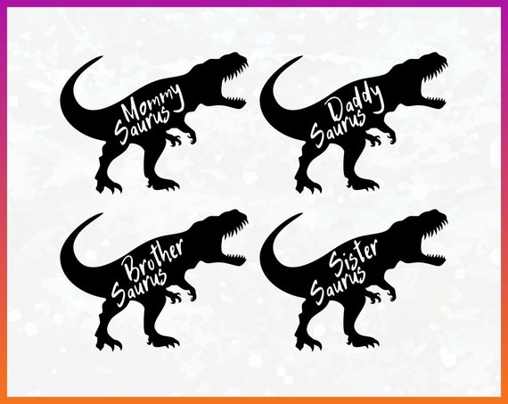Download Family Dinosaur SVG Saurus SVG family svg bundle dxf Eps ...