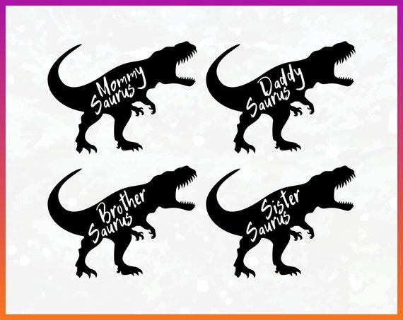 Download Family Dinosaur SVG Saurus SVG family svg bundle dxf Eps ...