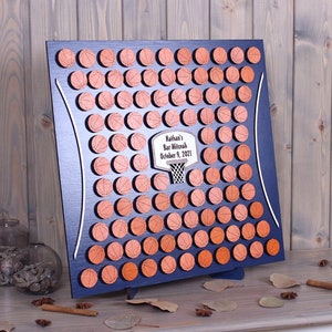 Basketball guestbook, Bar Mitzvah Guest Book alternative, Wedding guestbook alternative, Birthday gift