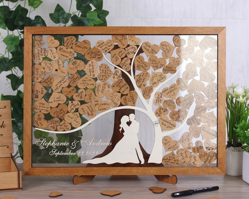 Rustic Wedding Guest Book Frame