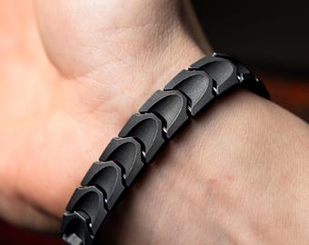 A51- Hatch Titanium 3.5  Bracelet (blackened variant)