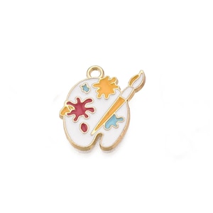 Enamel Paint Palette Charm
