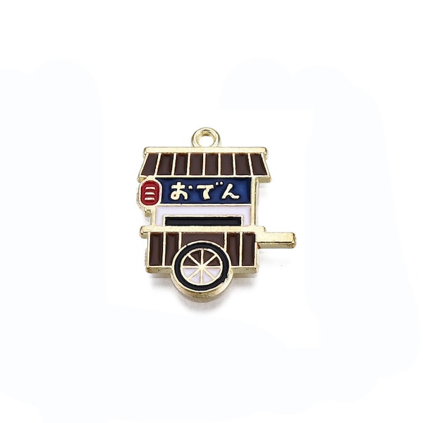 Enameled Food Truck Charm