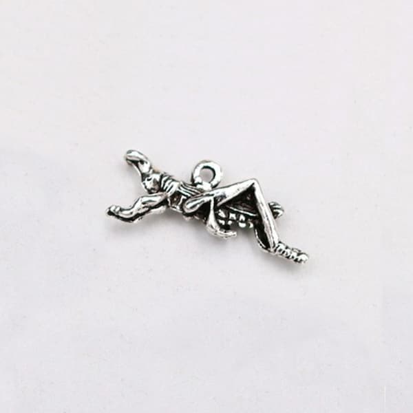 Double Sided Grasshopper Charm