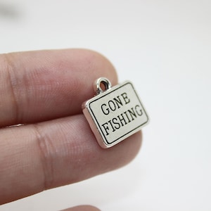 Gone Fishing Charm 