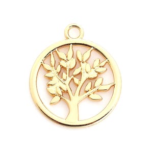 Tree in Circle Charm