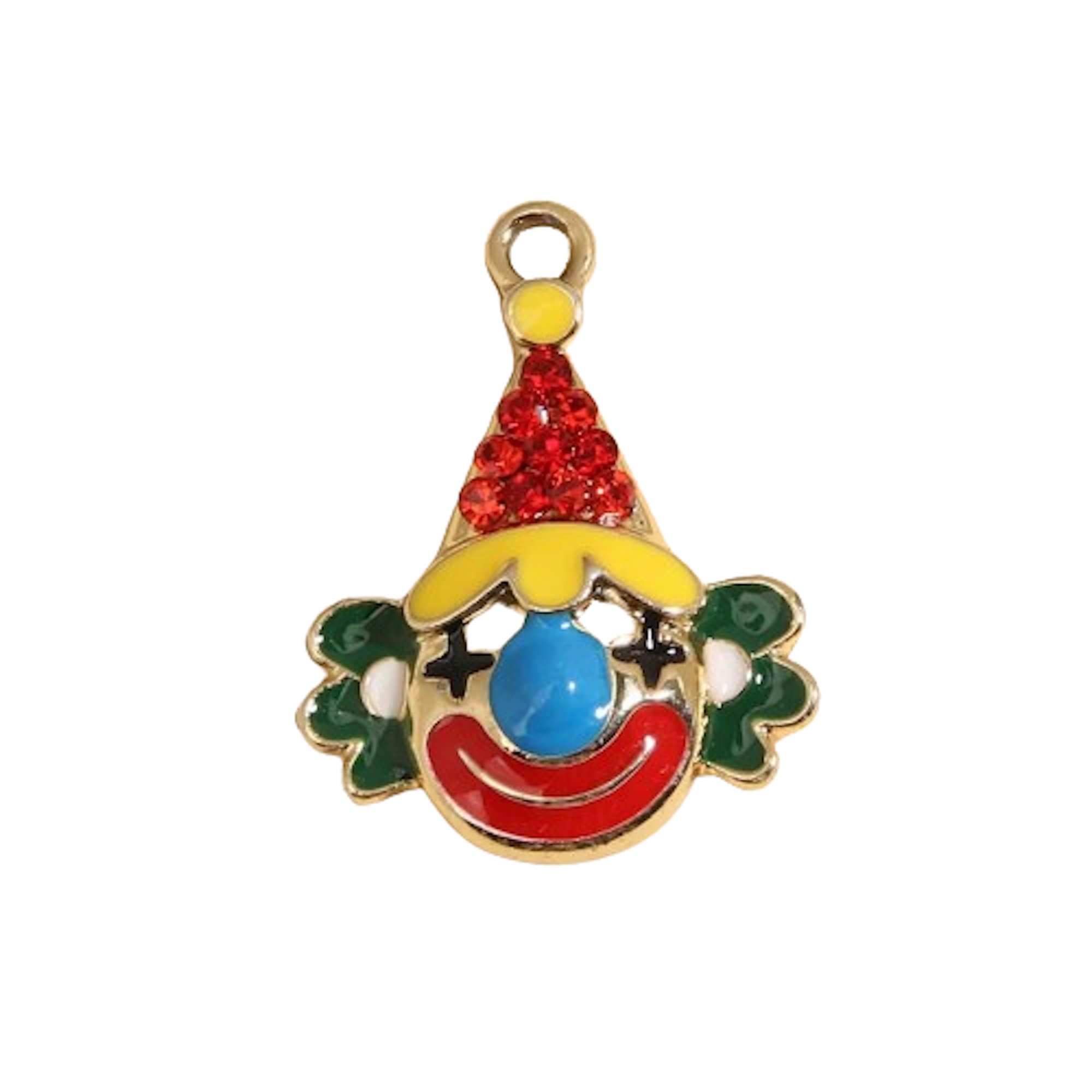 Enamel Circus Clown Charm