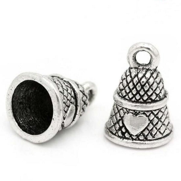 3D Sewing Thimble Charm