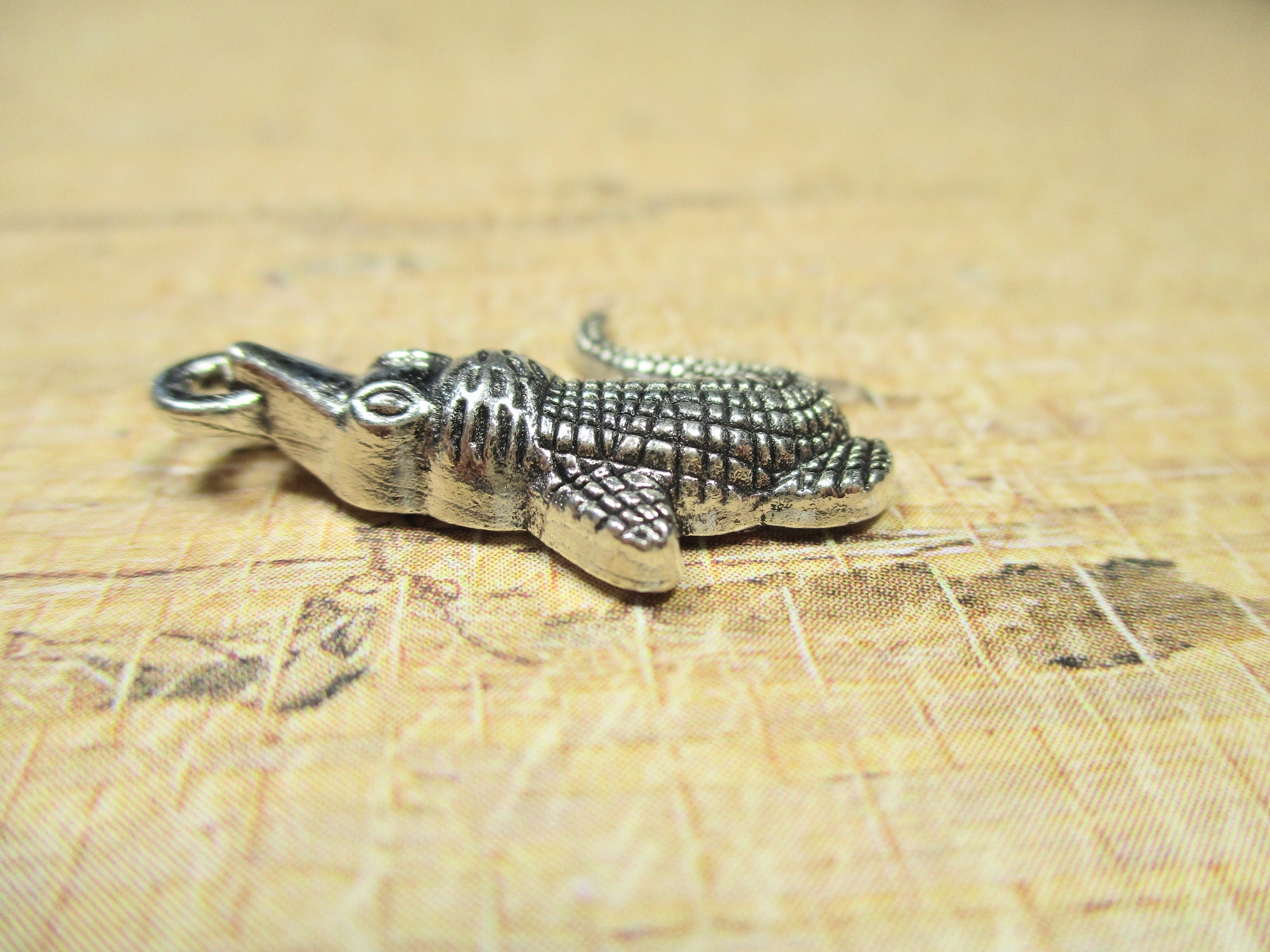 Alligator/crocodile Charm - Etsy