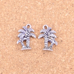 Double Sided Palm Tree Charm