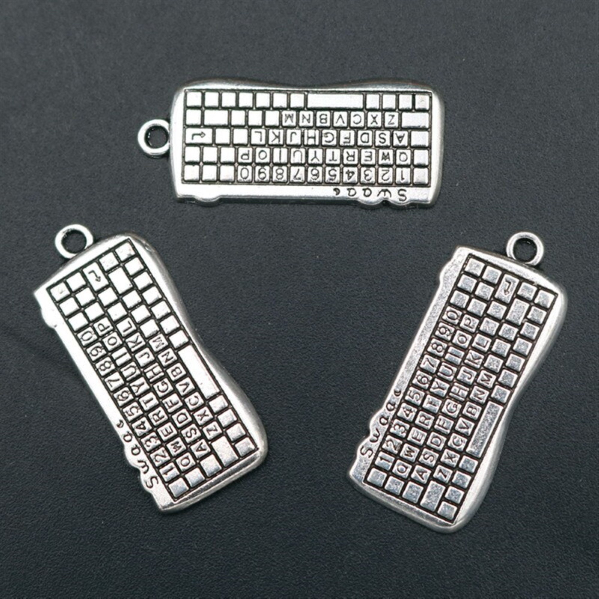 Keyboard Computer Charm - Etsy