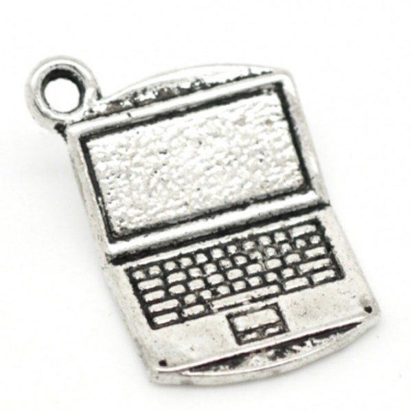 3D Laptop Computer Charm