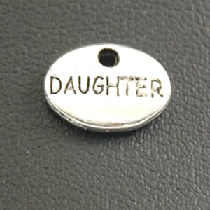 Mini Oval Double Sided Daughter Charm