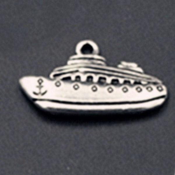 Double Sided Cruise Ship Charm