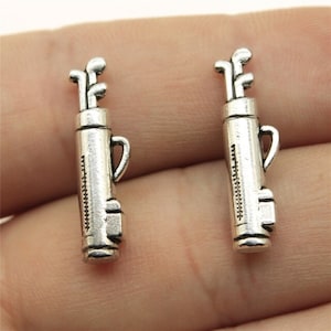 3D Golf Bag and Clubs Charm
