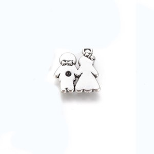Small Boy and Girl Charm