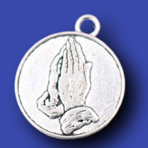 Double Sided Praying Hands Charm