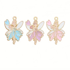Enamel Fairy Charm**Choice of Color