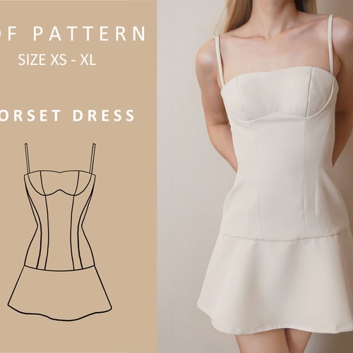 Corset Dress PDF Patterns Sewing Pattern - Etsy