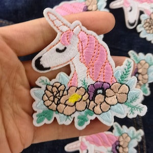 Unicorn, patch, crest, iron-on, sewing, unicorn iron-on patch