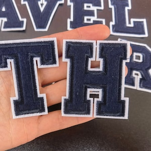 Red Embroidered iron on Letters Or numbers Applique Patch,Iron On Name Letters Patch for T-Shirt or Coat,Decoration iron on Patches