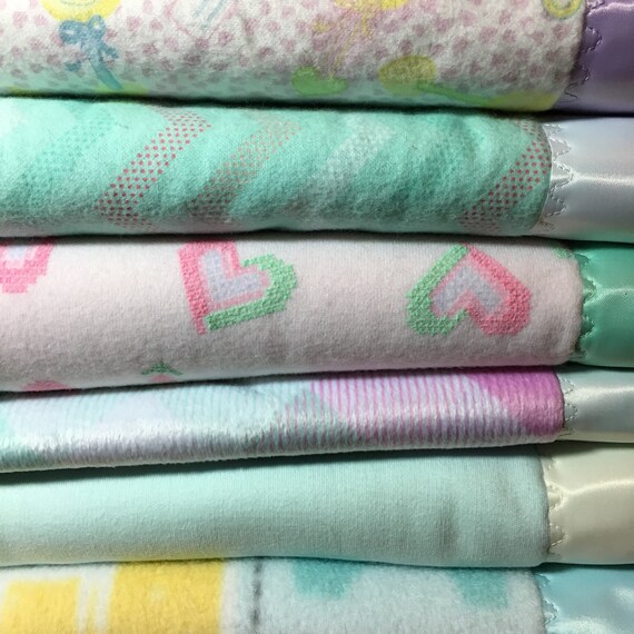 baby blankets with satin binding
