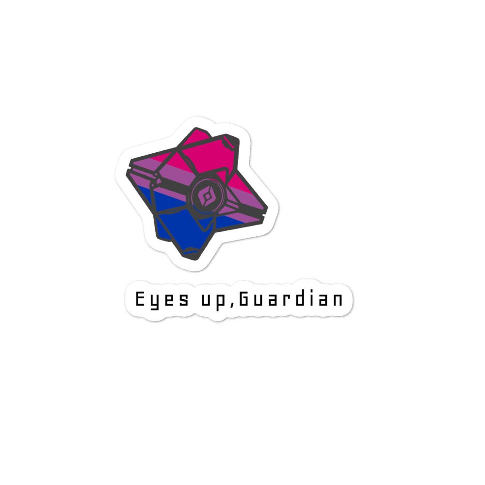 Destiny Ghost Eyes up Guardian LGBTQ Bisexual Pride Flag Etsy