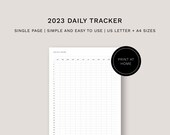 2023 Daily Habit Tracker | Everyday Goal Tracker | Yearly Habit Tracker