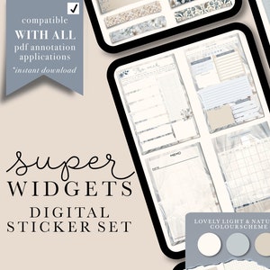 Planner Growth Widgets, Everyday Widgets, Digital Planner Stickers, GoodNotes  iPad Planner, Digital Stickers, Planner Sticker Widgets