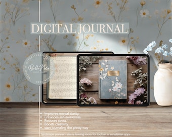 Digital Daily Journal, GoodNotes Journal, Diary Journal, 365 Daily Pages Journal, iPad Journal, Notabiliity Journal, Digital Diary