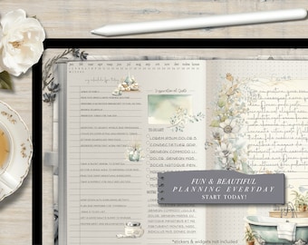 2026 Undated Digital planner | GoodNotes planner | notability planner | digital life planner | digital planner | ADHD planner | goal planner