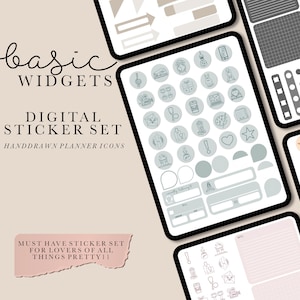 Planning Widgets, Digital Stickers, Individual PNGs, Precropped GoodNotes Stickers, Digital Widgets, Digital Planner Stickers, To-Do sticker