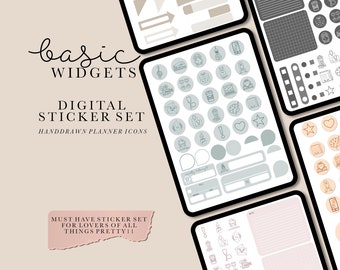 Planning Widgets, Digital Stickers, Individual PNGs, Precropped GoodNotes Stickers, Digital Widgets, Digital Planner Stickers, To-Do sticker