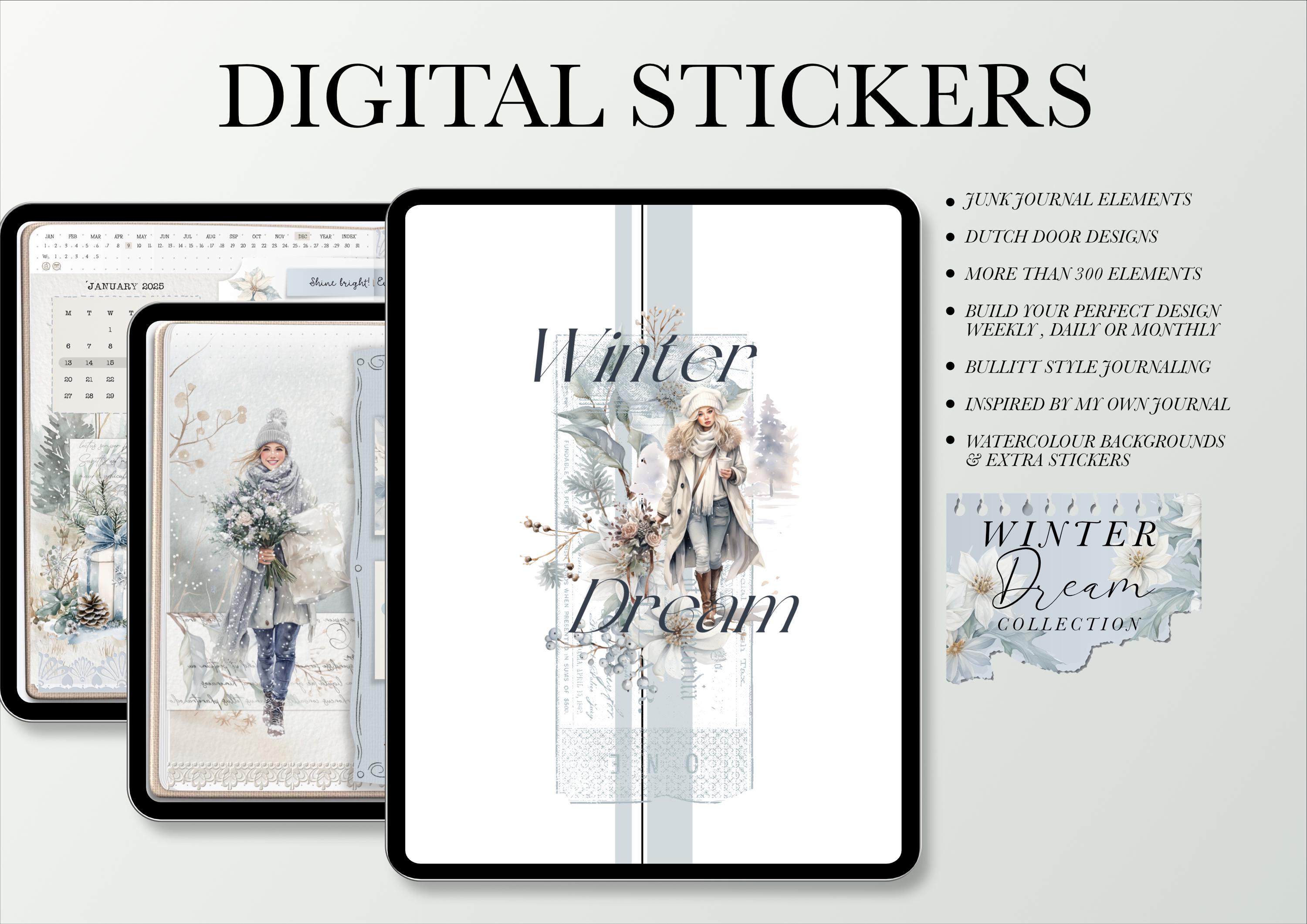 Digital Planner Sticker Bundle Set, Digital Goodnotes Elements, Planner ...