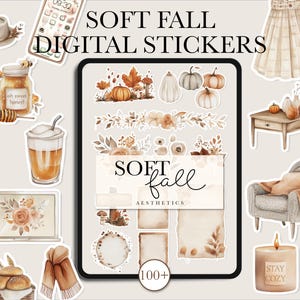 Everyday Autumn Life Digital Stickers, Fall Daily Planner Stickers, GoodnotesStickers,Ipad Stickers, Digital Journal Stickers, notability,