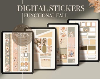 Everyday Fall Goodnotes Life Stickers, Digital Planner Stickers, Digital Stickers, Ipad Stickers, Daily Journal Stickers, Notability Journal