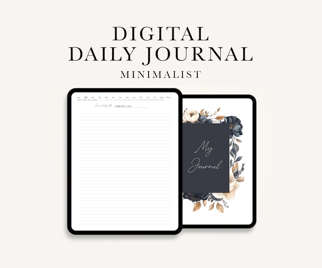 Daily Digital Goodnotes Journal, Noteful Diary Journal, 365 Daily Pages ...