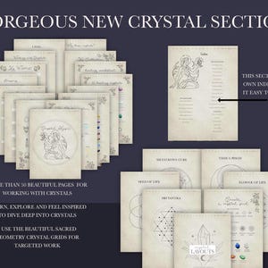 Witchy Planner | 2026 Digital Planner and Grimoire | notability planner | digital life planner | undated digital planner, Book of Shadows image 12