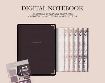 Multipurpose Digital Notebook: GoodNotes Student Planner (Digital Download)