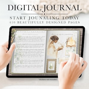 Digital Daily Journal, 2025 GoodNotes Diary Journal,  366 Daily Pages Journal, iPad Journal, Notabiliity Journal, Digital Diary, realistic