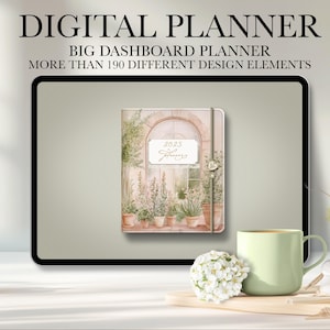 2025 Digital Planner, 2025 Notability Planner, 2025 Dated Planner, Dashboard Hyperlinked Digital Life Planner, GoodNotes 2025 Planner iPad