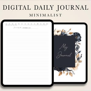 Daily Digital GoodNotes Journal, Noteful Diary Journal, 365 Daily pages Diary, Notability Journal, Digital IPad Diary journal, 2025 Journal
