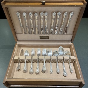 Chateau Rose Sterling Silver Flatware - Etsy
