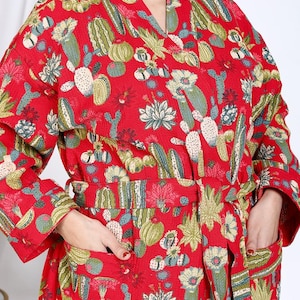 Unisex Waffle Linen Robe| Cotton Kimono Robe| Gift for her| Mother&#39;s Valentines Christmas Wedding Bridesmaids Robes| Summer Bathrobe