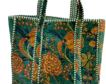 Bolsos de terciopelo estilo hippie para mujer, bolsos de mano de terciopelo, bolsos acolchados, bolso de fin de semana, bolso de mercado de algodón, bolso Jhola, regalo para ella