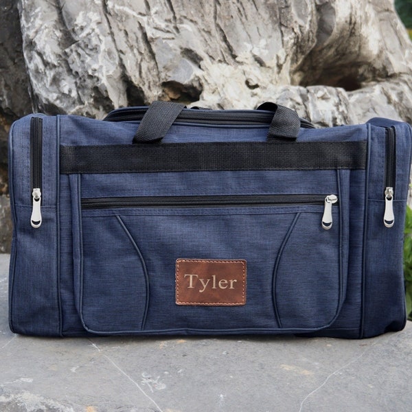 Personalized Weekender Bag, Groomsmen Gifts, Monogram Duffle Bag, Groomsmen Bags, Gifts for Him