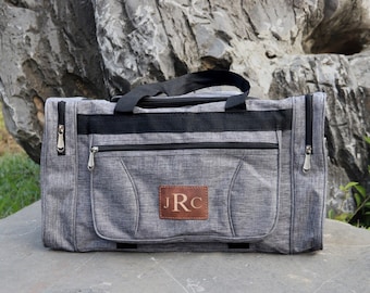 Groomsmen Gifts, Personalized Duffle Bag, Mens Weekender Bag, Groomsmen Travel Bag, Gift for Men, Groomsmen Gift Set