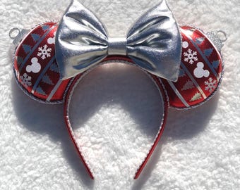 RTS Red and Silver Ornament Ears