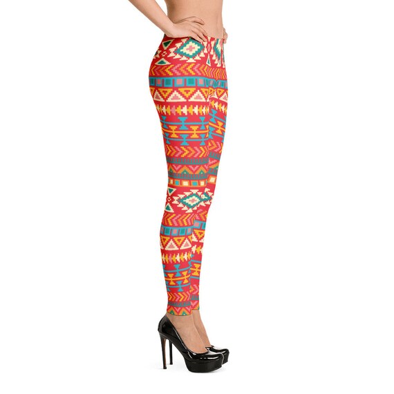 aztec leggings