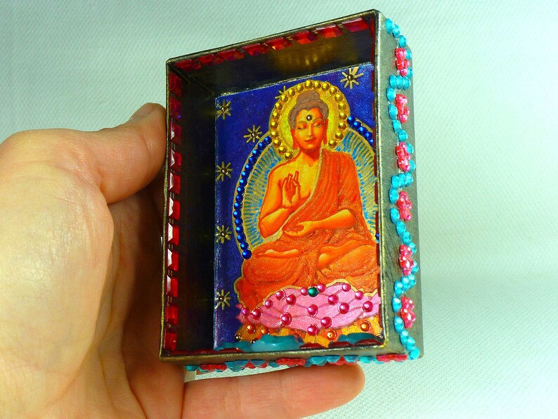 Tapisserie Arbre Doré Bouddha Méditatif, Décoration D'automne